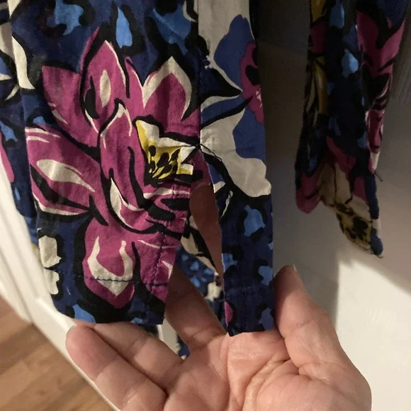 Vera Bradley African Violet Floral 2 Piece Pajamas - Loungewear In XS NWOT - Picture 4 of 15